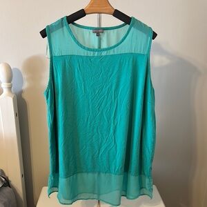 Teal Sleeveless Women's Top